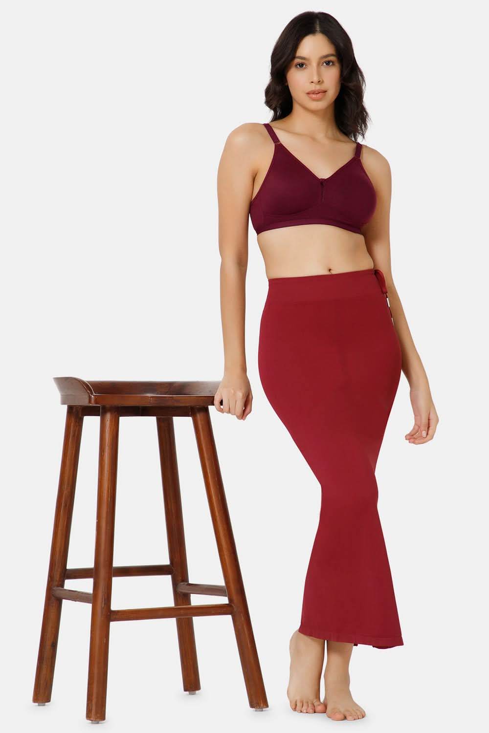 Intimacy Seamless Sweat Absorbent Mermaid Saree Shapewear - Maroon - SW02 - Naidu Hall Family Store