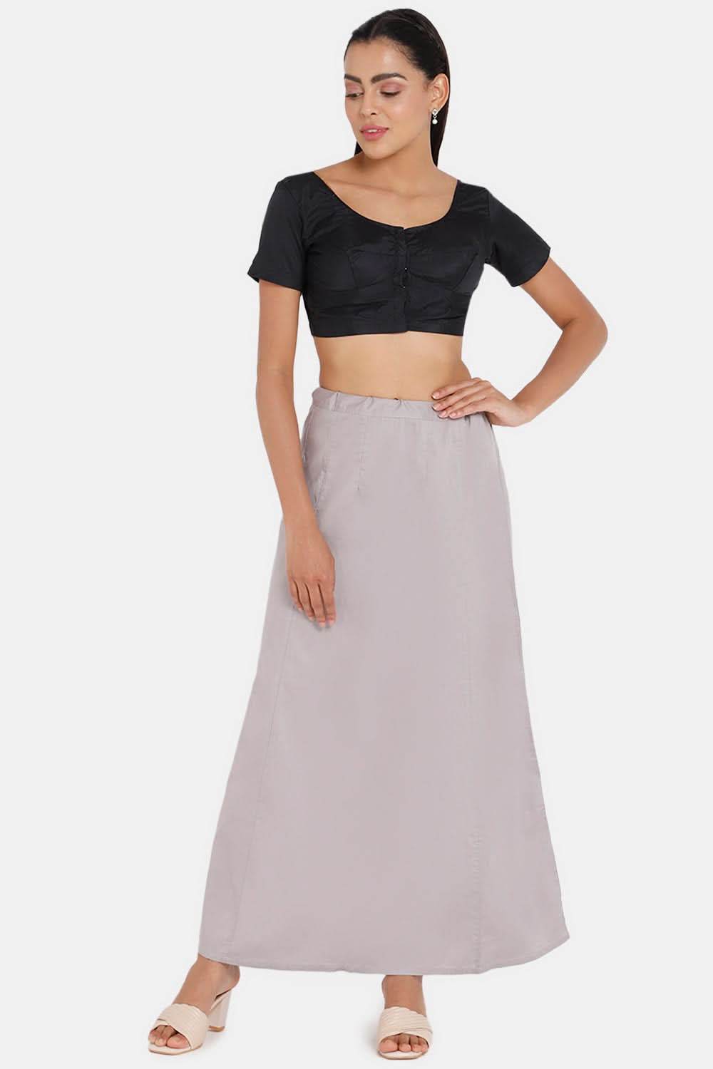 Premium 100% Cotton Saree Inskirt in Popular Colors | Naidu 7-Part Saree Hall Petticoat HC40 - Naidu Hall Family Store