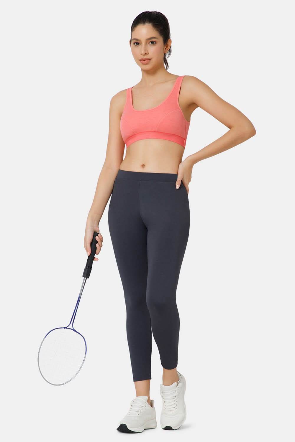 Naidu Hall Cotton Sports Bra - Erica | High Coverage, Cut & Sew Design, Effortless Comfort - Naidu Hall Family Store