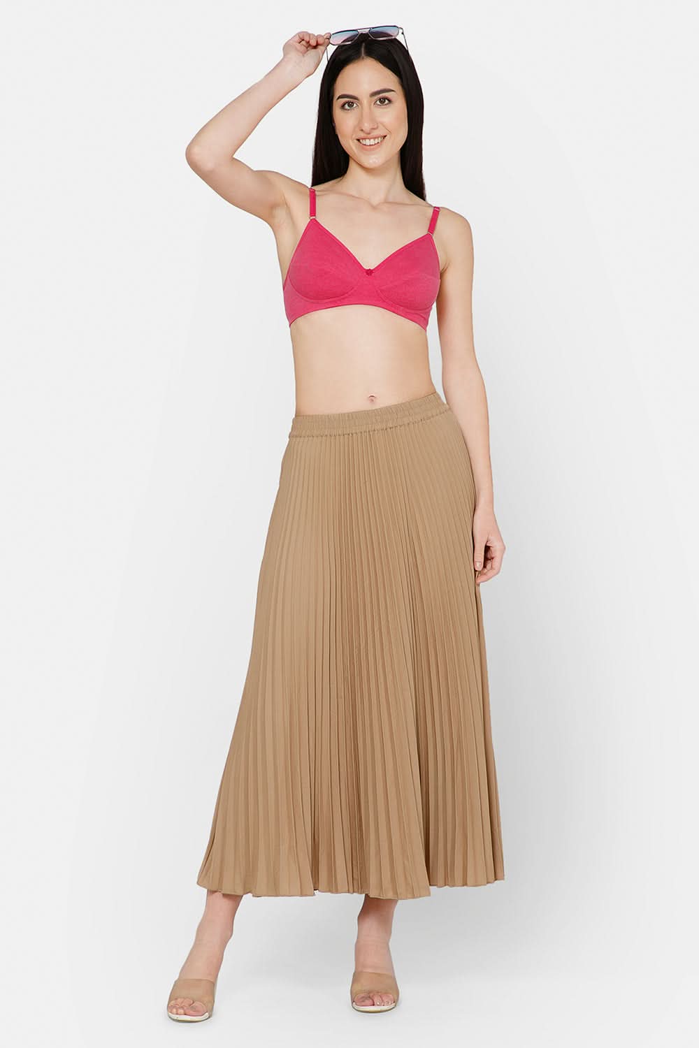 Fuchsia Colour Everyday Saree and Salwar Bra – Glori by INaidu Hall, Non-Wired, Non-Padded, Comfortable Fit for Daily Use