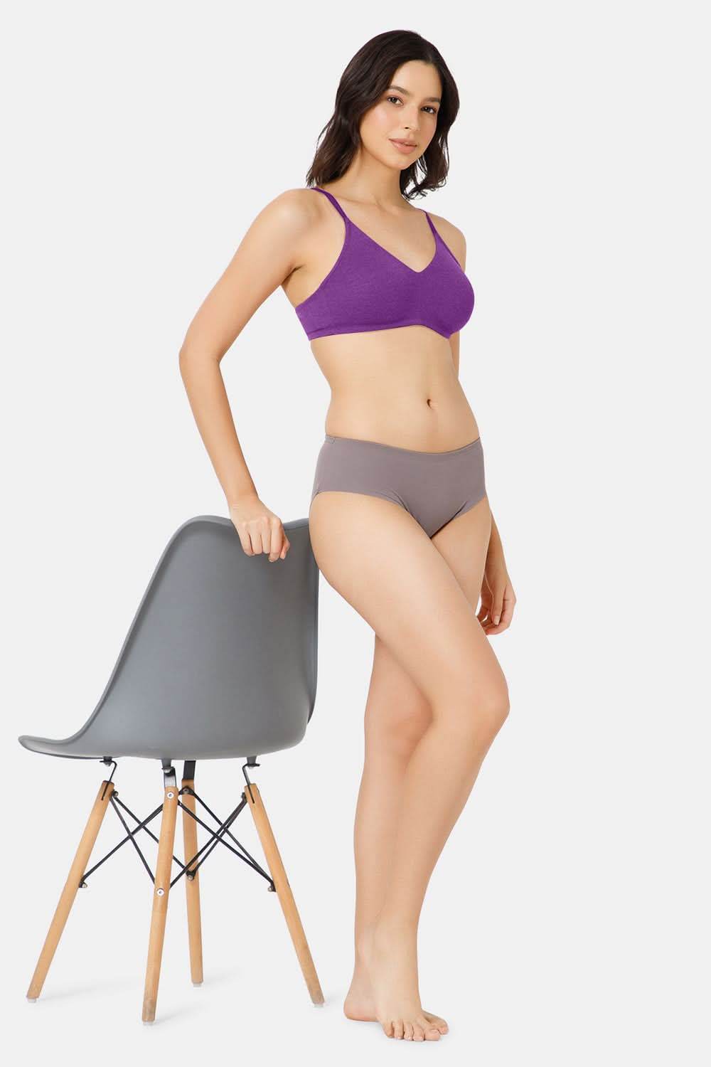 Nora Non-Wired Seamless Everyday T-Shirt Bra with Double-Layered Support - Naidu Hall Family Store