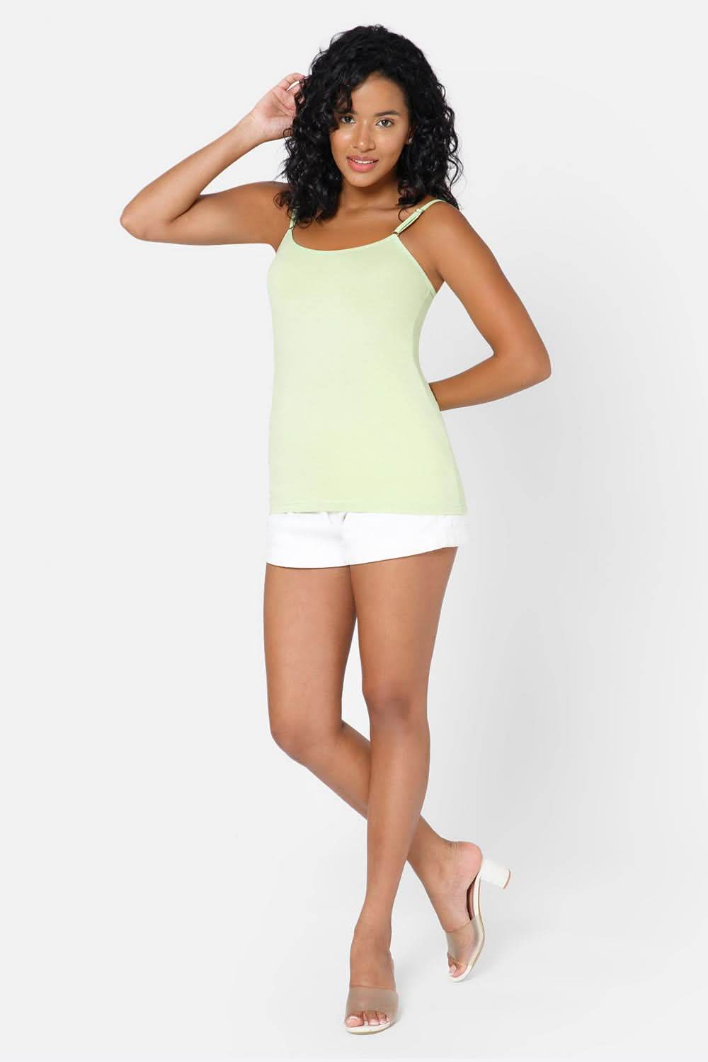 Intimacy Full Coverage Cotton Slip Camisole – IN08 | Non-Padded & Wire-Free Comfort Design - Naidu Hall Family Store