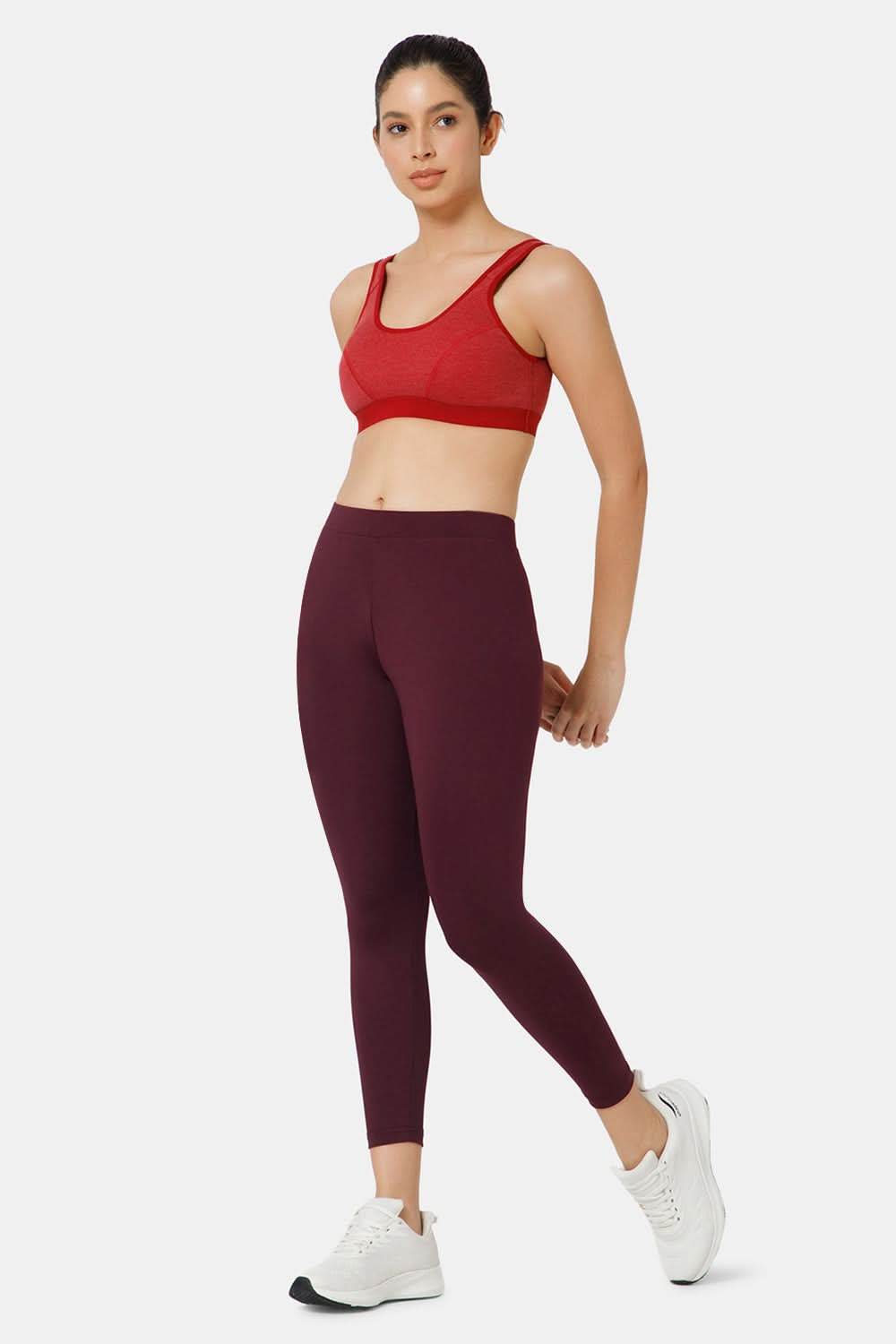 Naidu Hall Cotton Sports Bra - Erica | High Coverage, Cut & Sew Design, Effortless Comfort - Naidu Hall Family Store