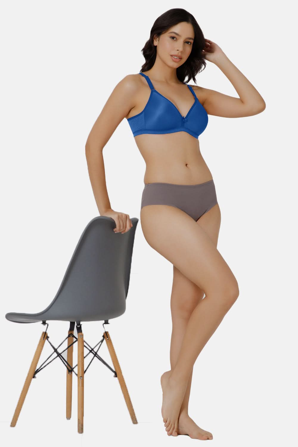Stylish Blue Nova T-Shirt Bra Providing Luxurious Comfort