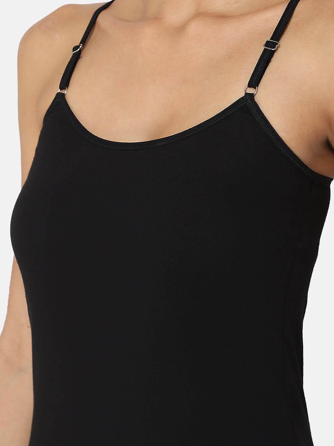 Full Coverage Non-Wired Non-Padded Cotton Intimacy Slip Camisole - Prime Shades - IN08 - Naidu Hall Family Store