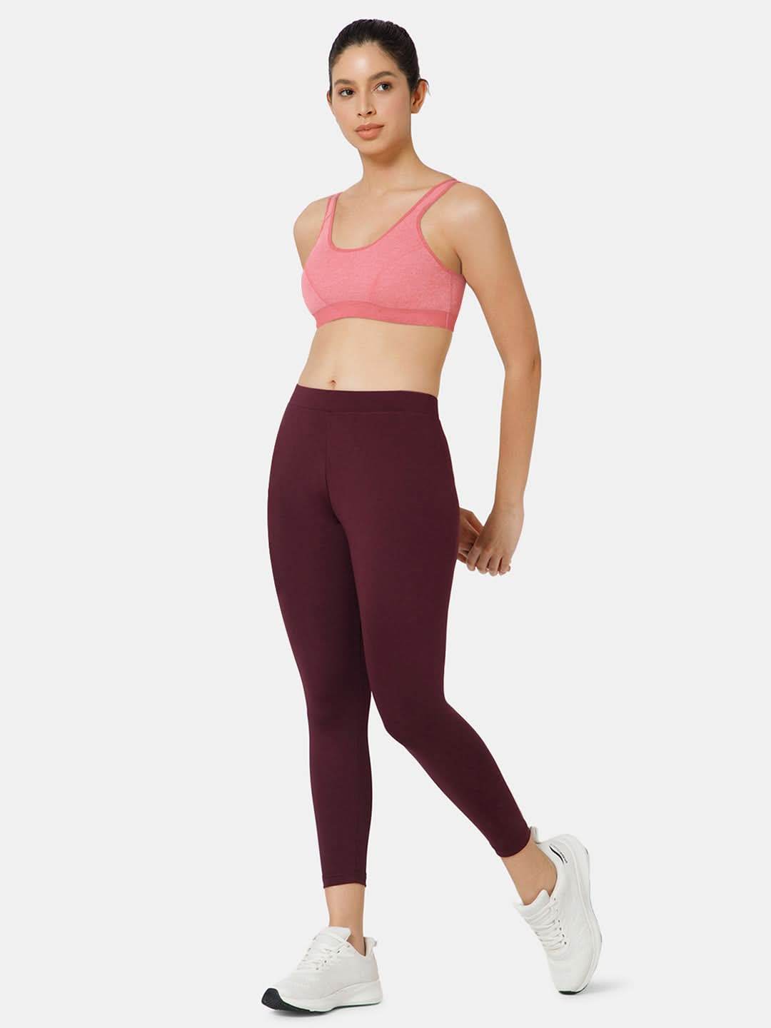 Naidu Hall Cotton Sports Bra - Erica | High Coverage, Cut & Sew Design, Effortless Comfort - Naidu Hall Family Store