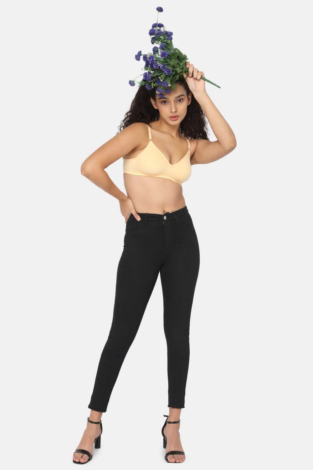 Naidu Hall Knitwear Bra Special Combo Pack – Soft and Comfortable Bras for Everyday Wear (Candi C01) - Naidu Hall Family Store