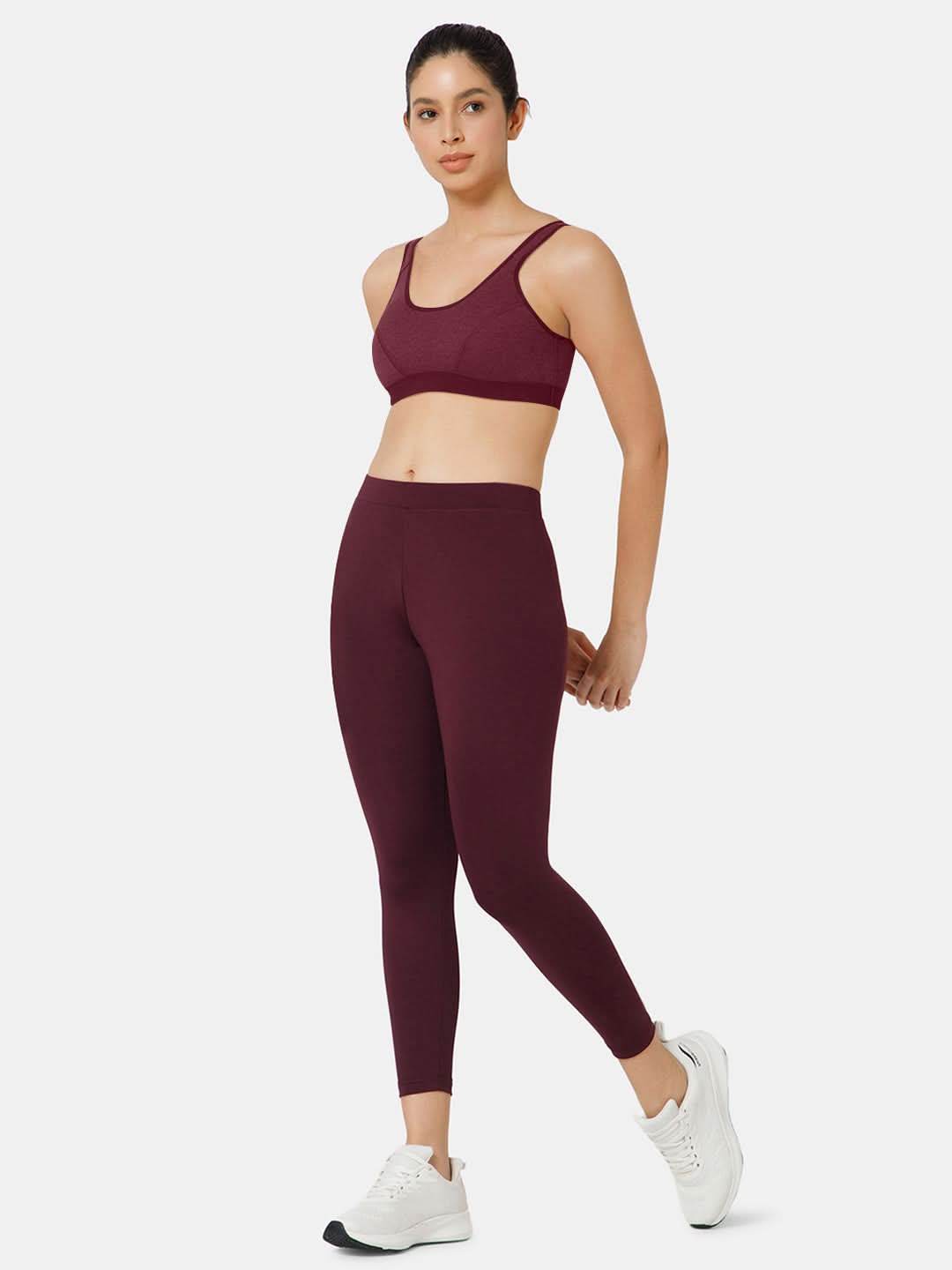 Naidu Hall Cotton Sports Bra - Erica | High Coverage, Cut & Sew Design, Effortless Comfort - Naidu Hall Family Store
