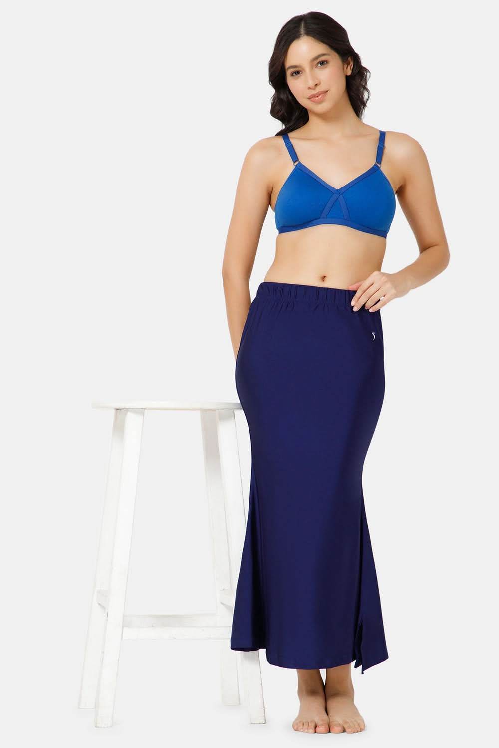 Intimacy Seamless Sweat Absorbent Mermaid Saree Shimmer Shapewear - Dark Navy - SW03 - Naidu Hall Family Store