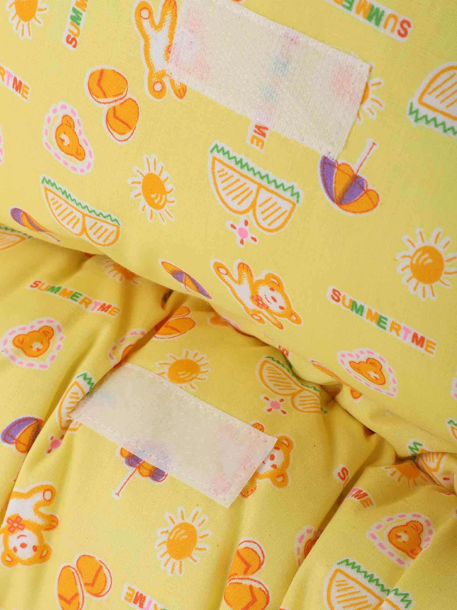 Oh Baby Printed Cotton Infants Sleeping Bed Assorted - Head and Side Pillow - Naidu Hall Family Store