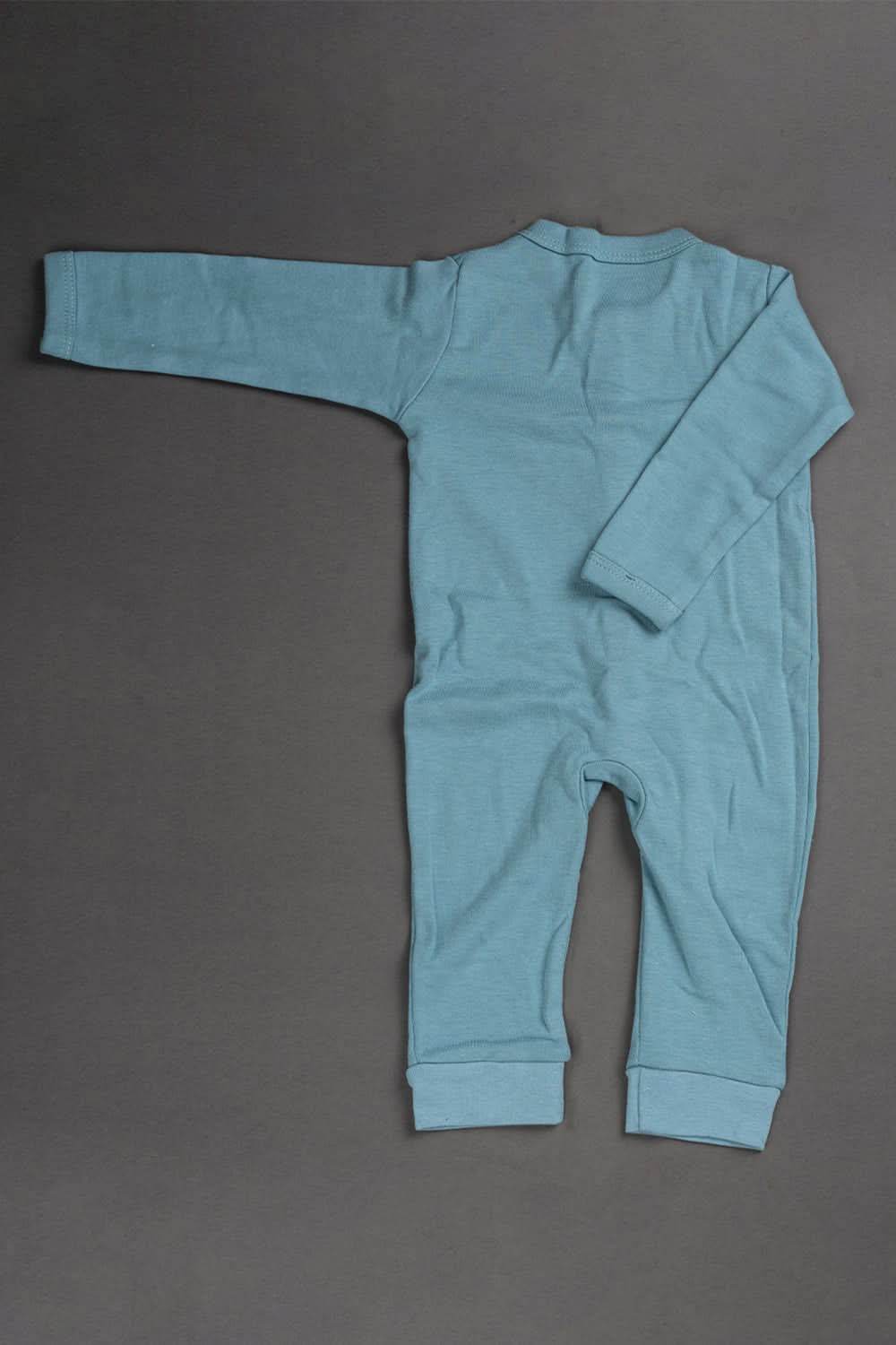 Oh Baby Cotton Interlock Knit Animal Print Body Suit Pack Of - 2 - Blue & Assorted - S202 - Naidu Hall Family Store