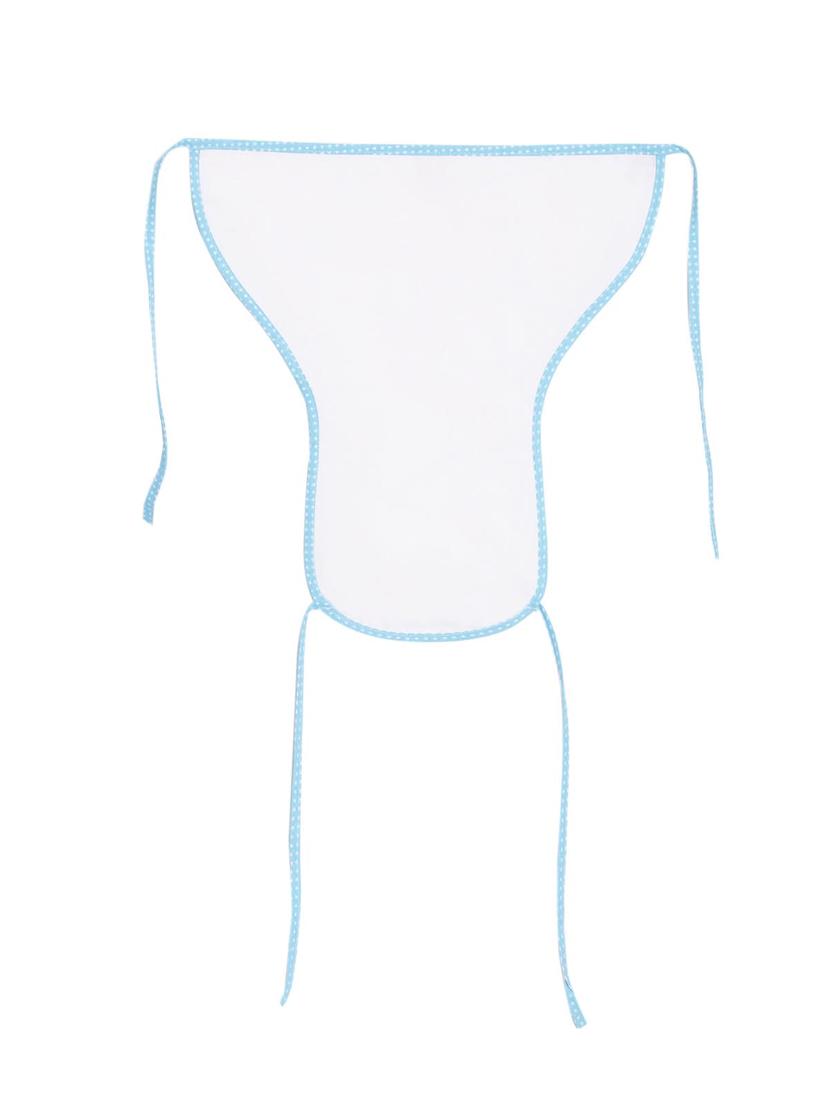Oh Baby - 3 Piece Set Of Woven Soft Cotton Vest, Bib And a Cloth Diaper - BVNA
