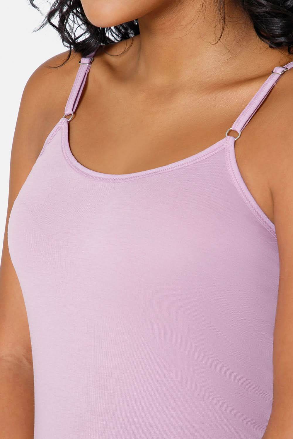 Intimacy Full Coverage Cotton Slip Camisole – IN08 | Non-Padded & Wire-Free Comfort Design - Naidu Hall Family Store