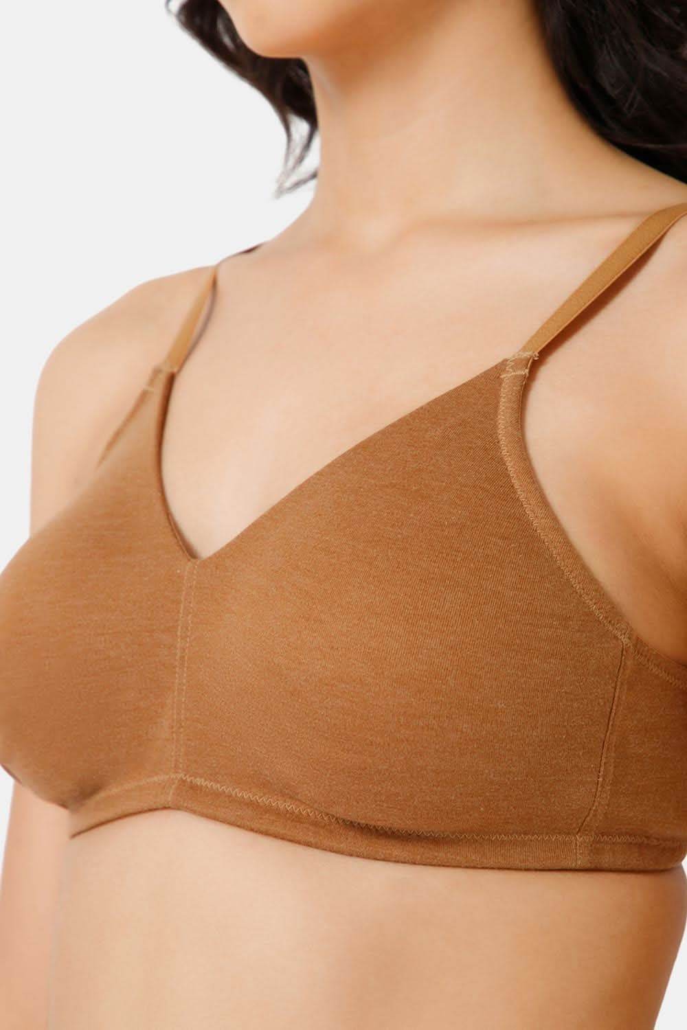 Nora Non-Wired Seamless Everyday T-Shirt Bra with Double-Layered Support - Naidu Hall Family Store