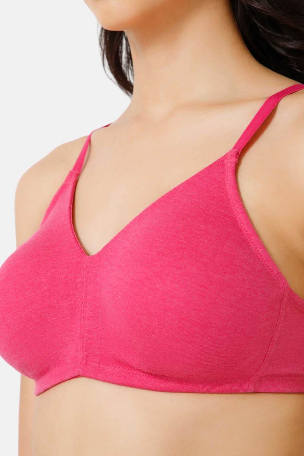 Nora Non-Wired Seamless Everyday T-Shirt Bra with Double-Layered Support - Naidu Hall Family Store