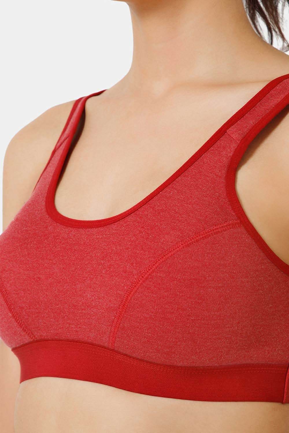 Naidu Hall Cotton Sports Bra - Erica | High Coverage, Cut & Sew Design, Effortless Comfort - Naidu Hall Family Store