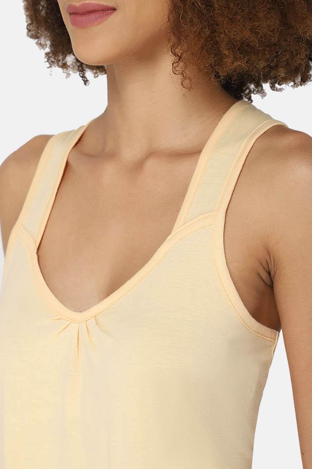 Intimacy Sleeveless Full-Length Night Slip | Ultra-Soft Cotton Comfort for All Seasons - Naidu Hall Family Store
