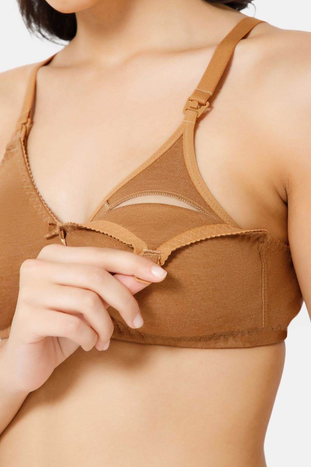Naidu Hall Nursing Bra - EVI | Moulded Design, Transparent Buckle & Broad Straps for Ultimate Comfort - Naidu Hall Family Store