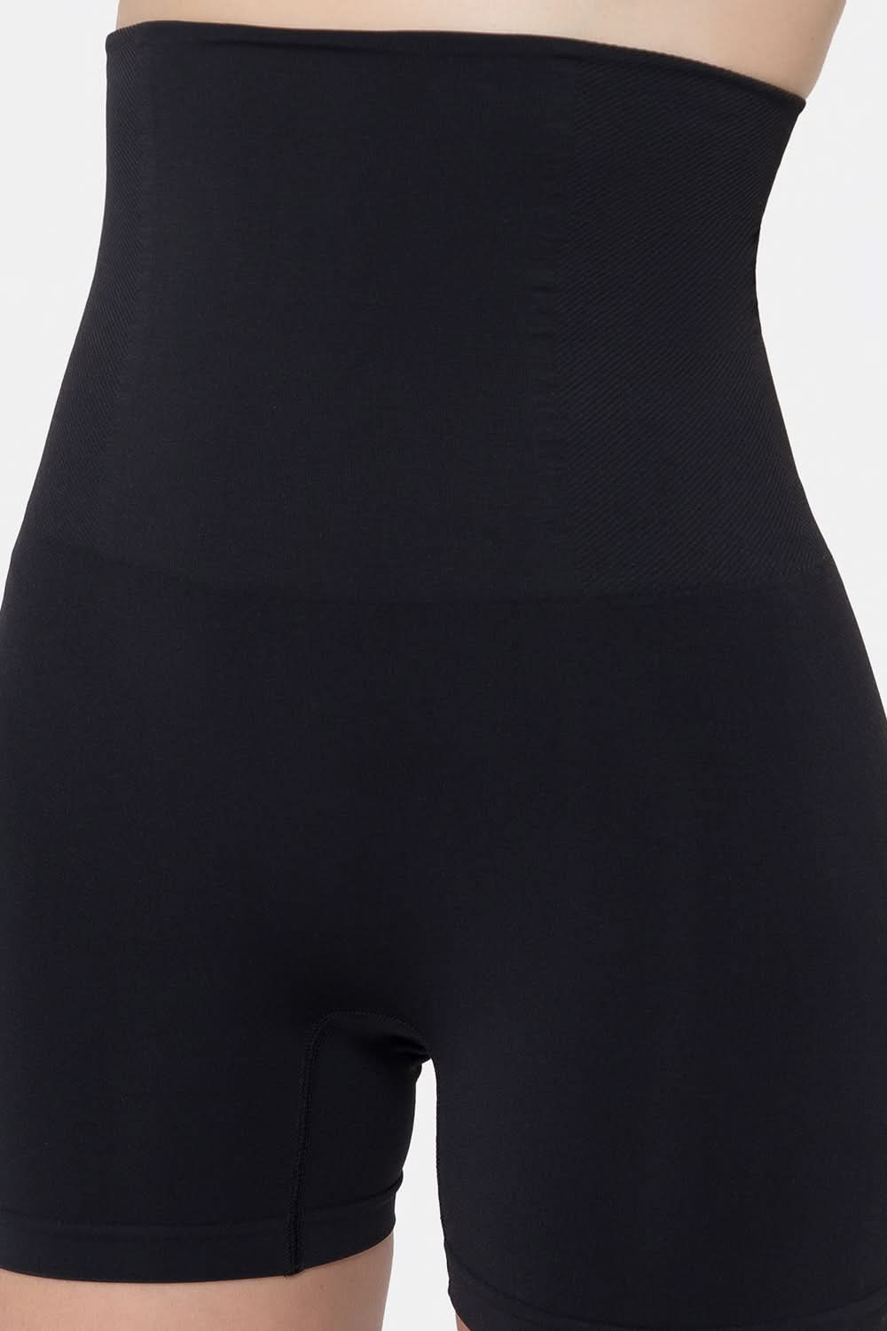 Intimacy Assorted Ultra Stretch High‑Waist Shaping Shorts | Tummy Control – Black ZH01