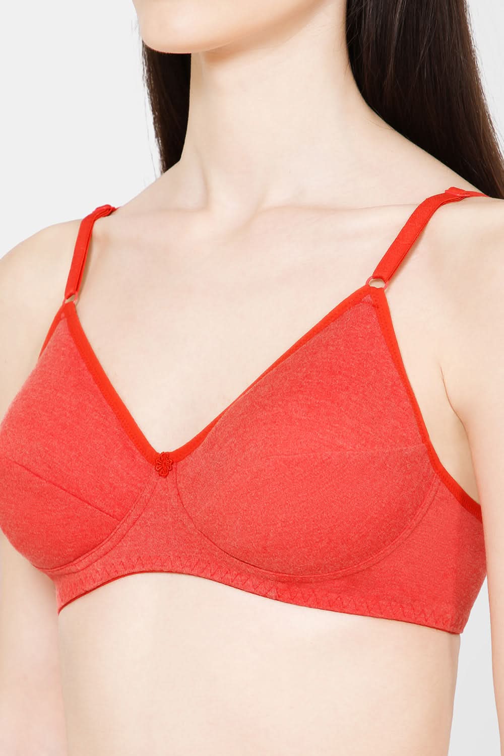 Light Red Colour Everyday Saree and Salwar Bra – Glori by INaidu Hall, Non-Wired, Non-Padded, Comfortable Fit for Daily Use