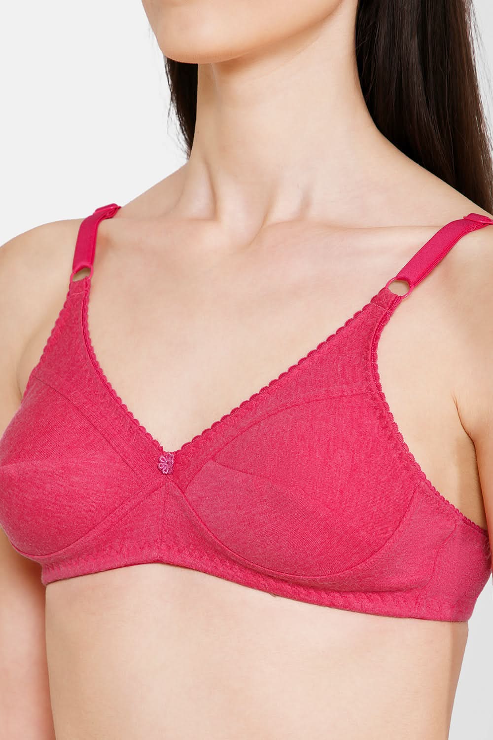 Naidu Hall Charmi Cotton Blend High-Coverage Non-Wired Saree and Salwar Bra with Adjustable Straps