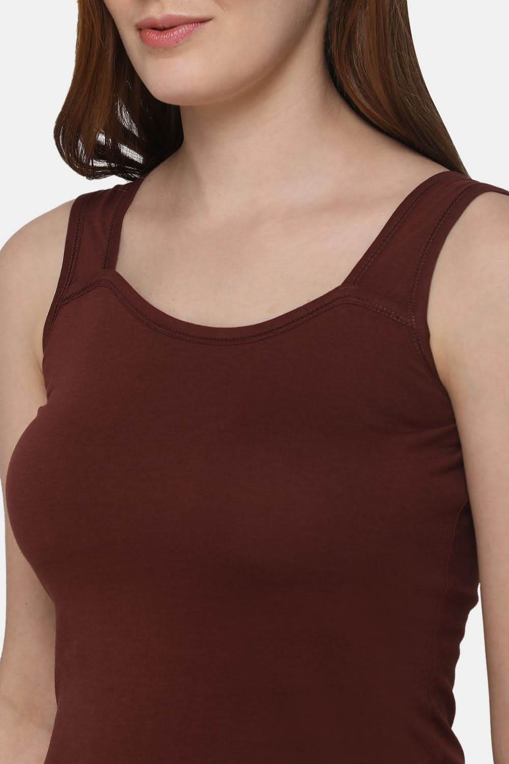 Full Coverage Sweat Absorbent Intimacy Cotton Tanktop - IN07 - Naidu Hall Family Store
