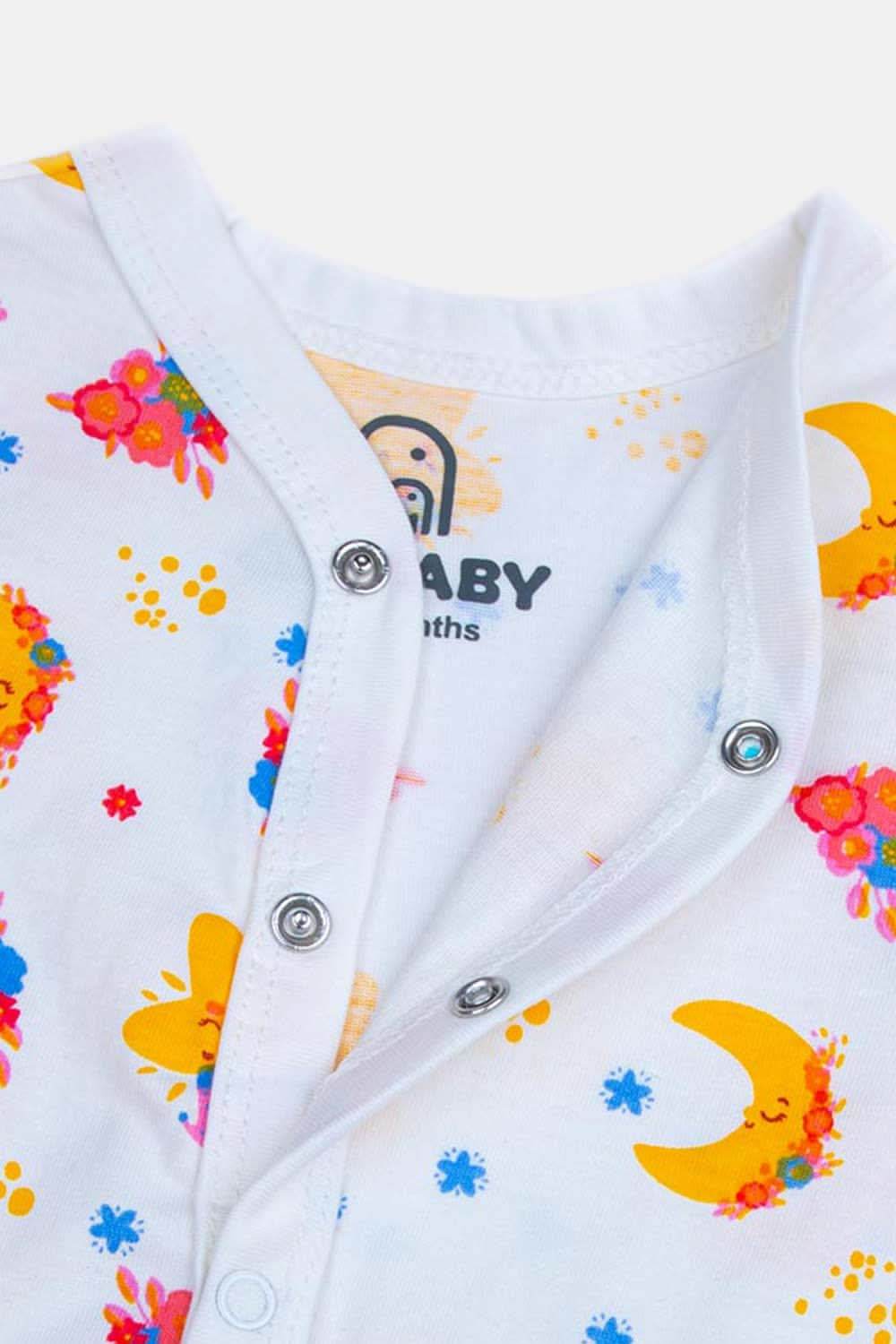 Oh Baby Star Print V- Neck Sleeveless Cotton Cardigan- SL01 - Naidu Hall Family Store