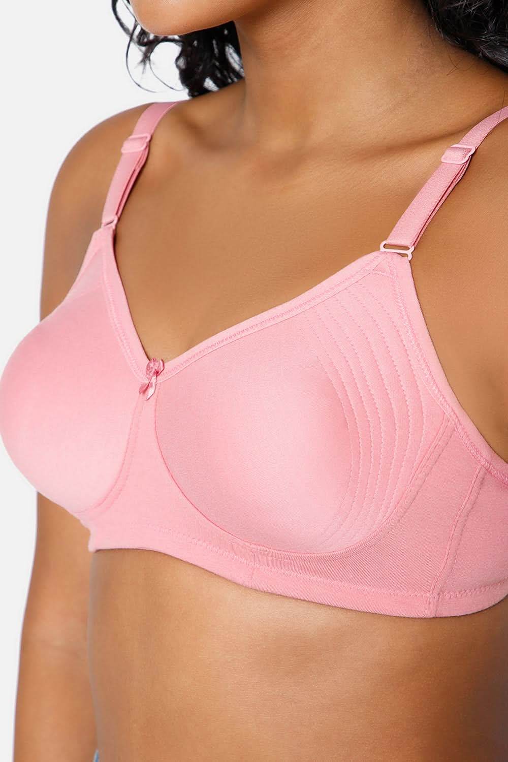 Everyday Full Coverage Non-Padded Intimacy T-Shirt Saree Bra - Rose Wood - DEFC - Naidu Hall Family Store