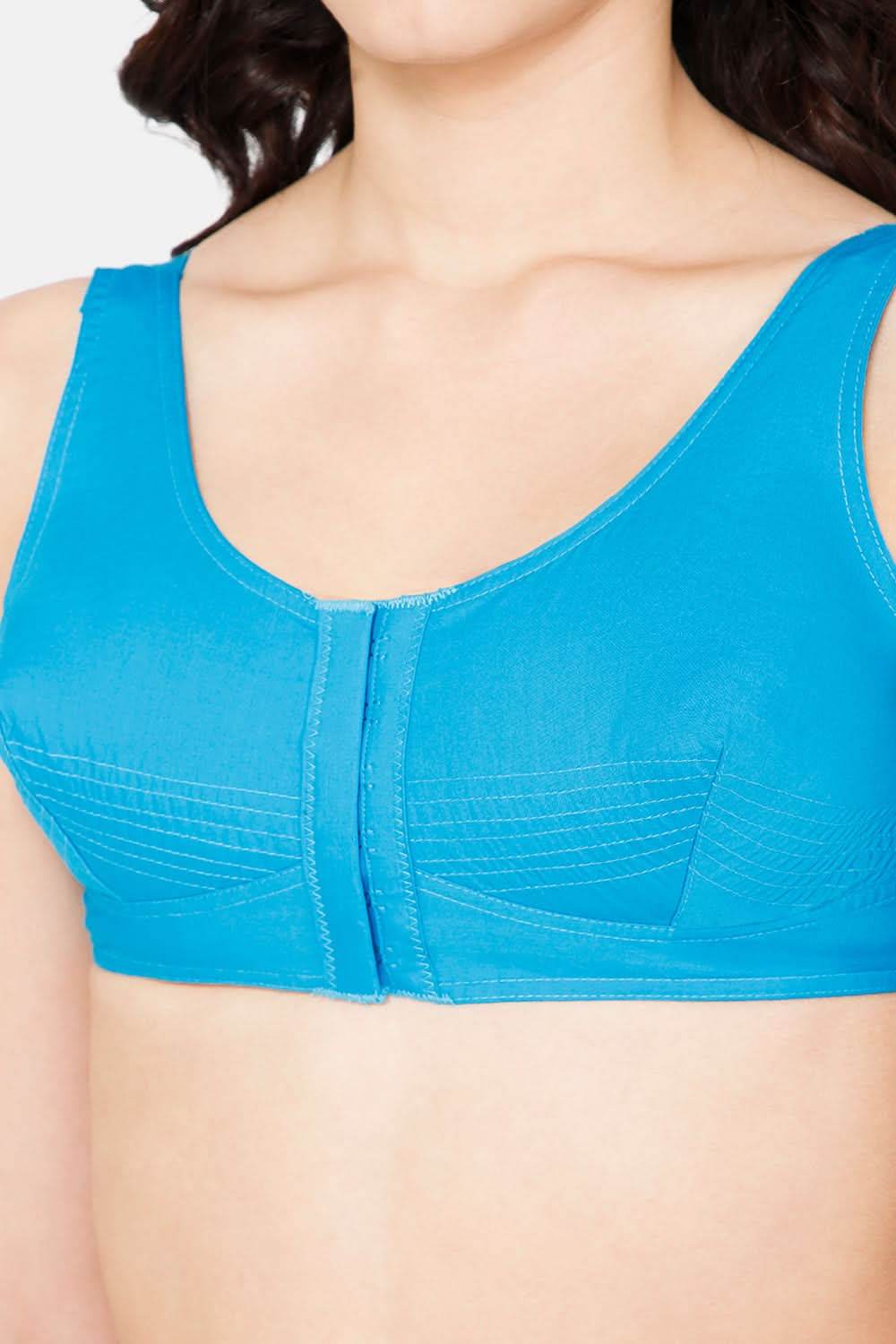 High Coverage Non-Wired Non-Padded Broad Strap Front Open Saree Bra - NHPB - Naidu Hall Family Store