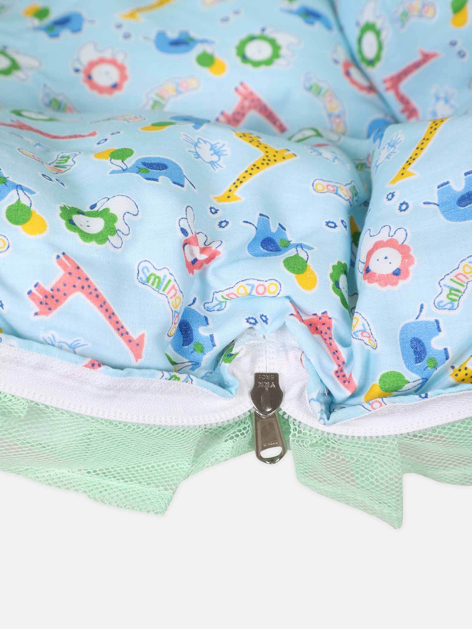 Oh Baby 100% Cotton Printed Infants Thuli Mosquito Net Bed for Kids - Bepr - Naidu Hall Family Store