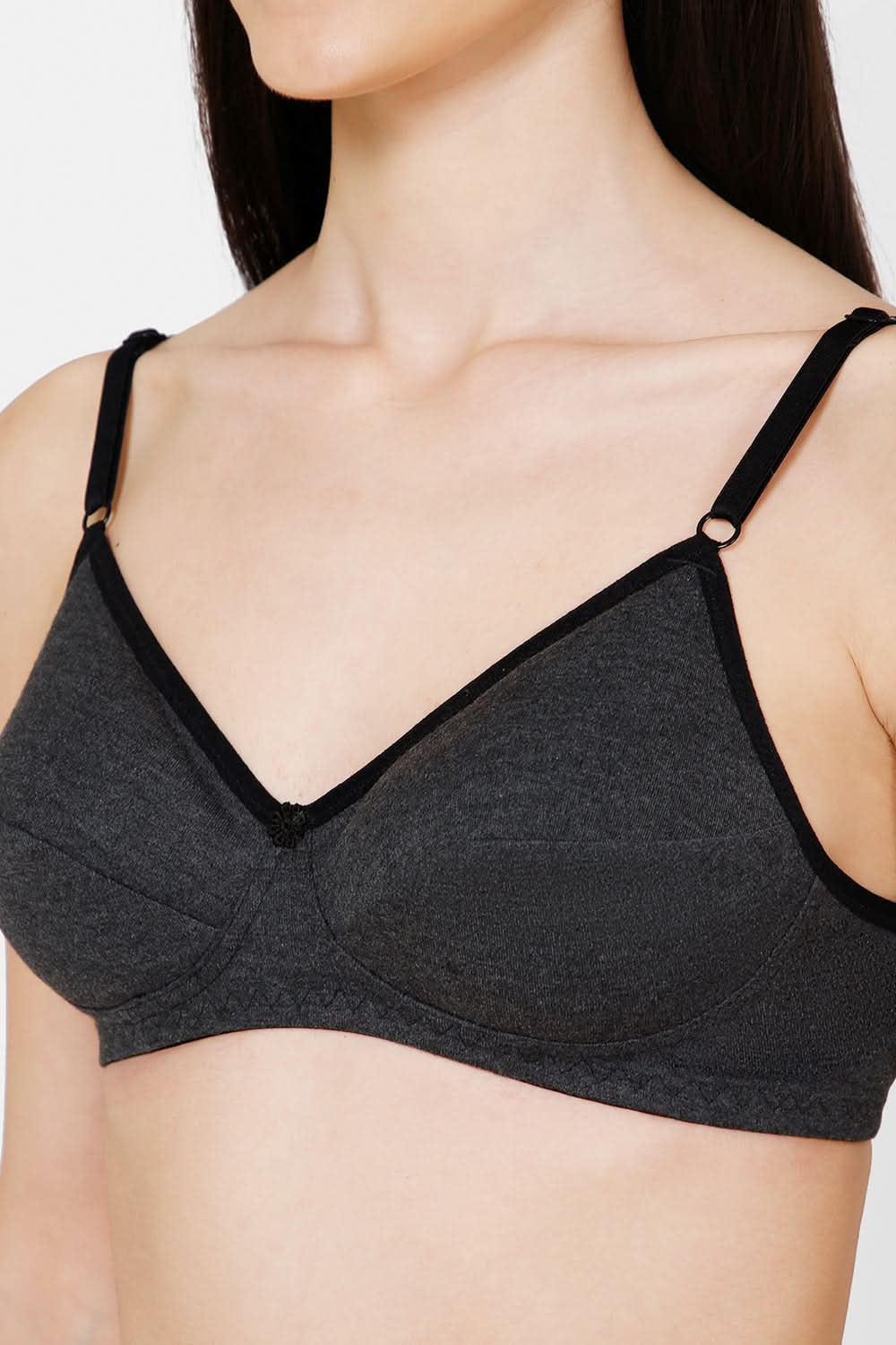 Black Colour Everyday Saree and Salwar Bra – Glori by INaidu Hall, Non-Wired, Non-Padded, Comfortable Fit for Daily Use