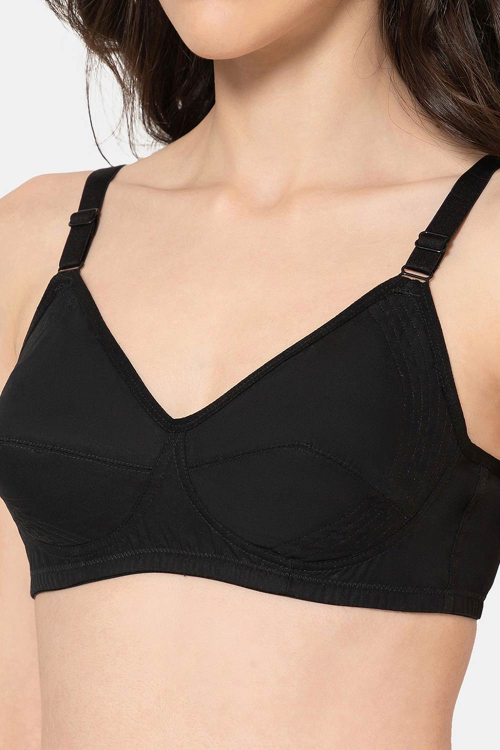 Naidu hall Cotton Bra for Women – Non-Wired Full Coverage Everyday Bra for Sarees - ES2W