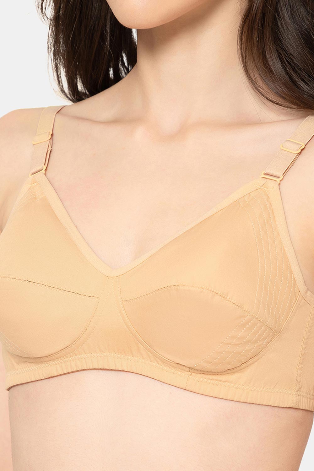Naidu hall Cotton Bra for Women – Non-Wired Full Coverage Everyday Bra for Sarees - ES2W