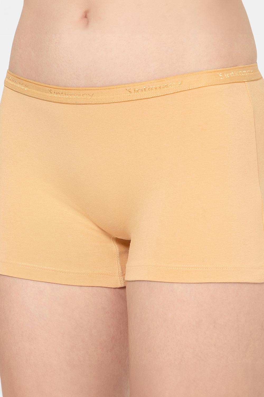 Intimacy Women’s Cotton Mini Shorts – Low Waist, Stretchable & Sweat-Absorbent - BS01