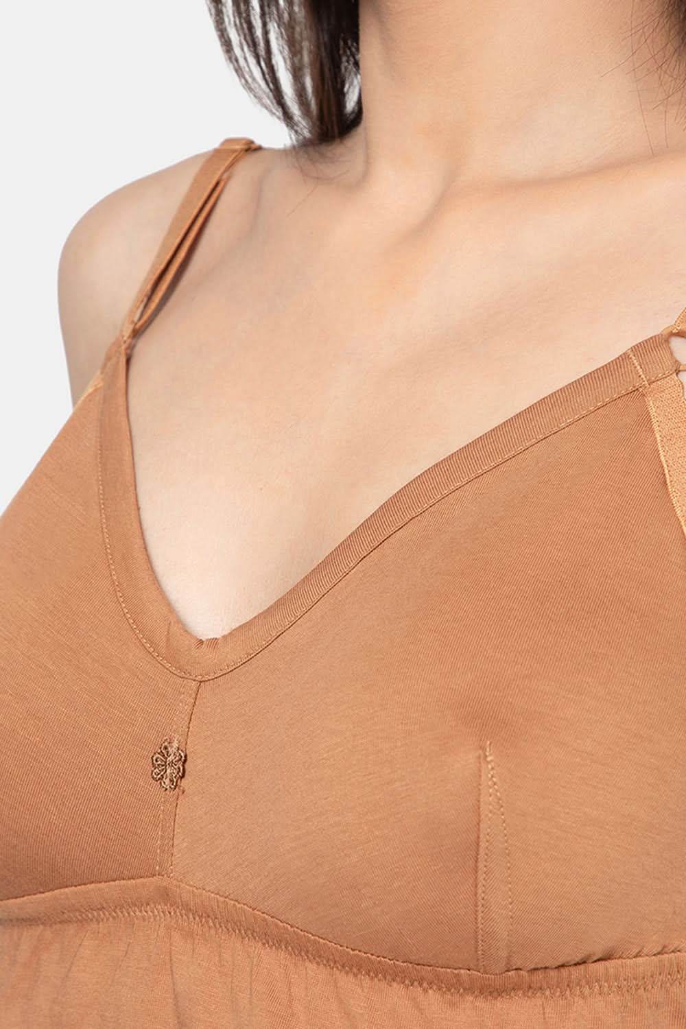Intimacy Full Coverage Adjustable Cotton Bra Slip – IN11 | Non-Padded & Sweat-Absorbent Design - Naidu Hall Family Store