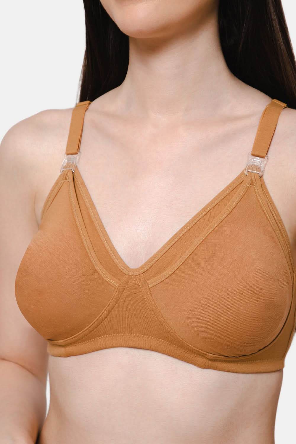 Moisture absorbent Cotton Blend Medium Coverage Non-Padded Intimacy Nursing Bra - FB909 - Naidu Hall Family Store