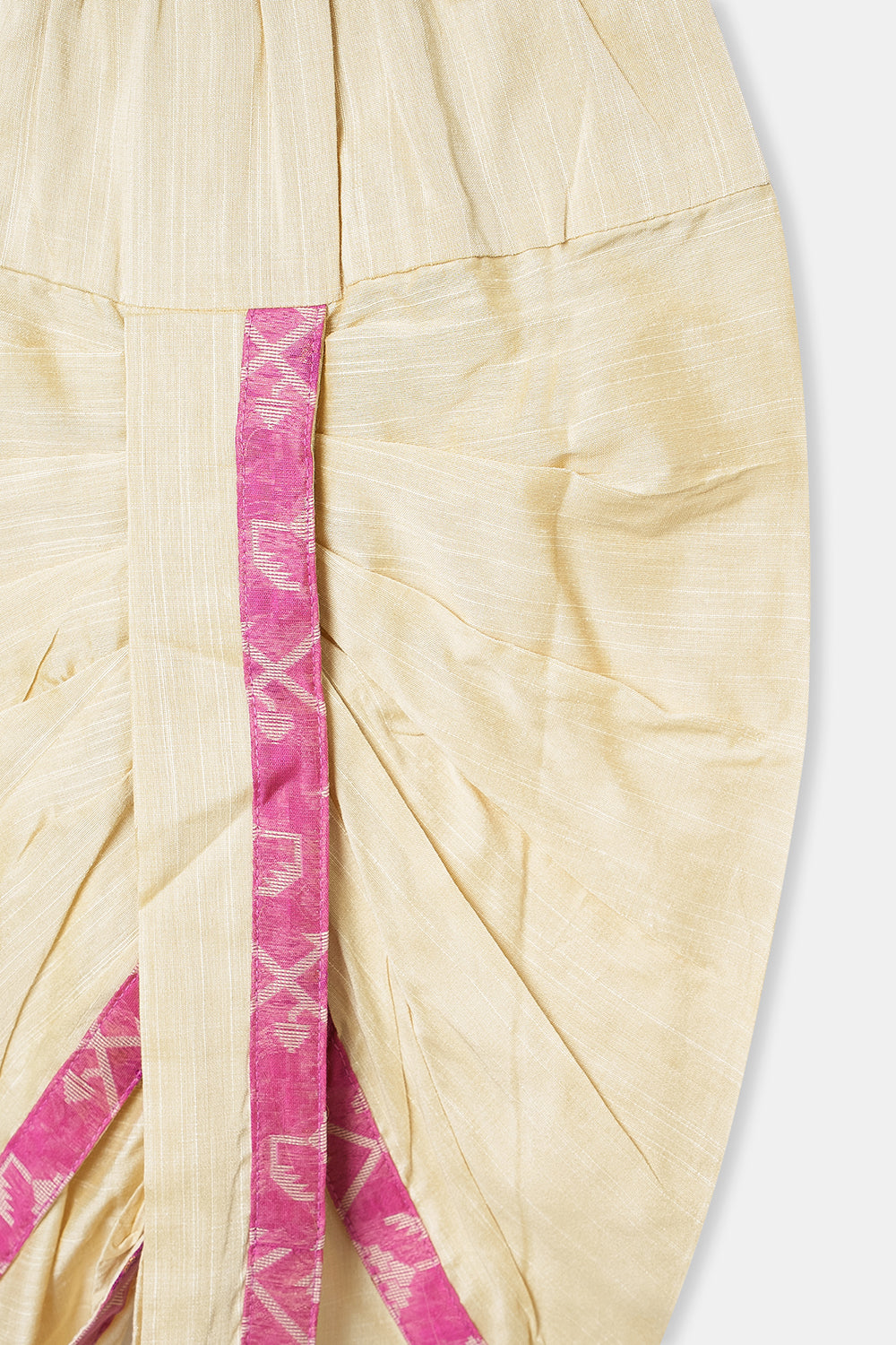 Navkrish Boys Cotton Kurta Dhoti Set – Jamdhani Traditional Wear - Pink - KD05