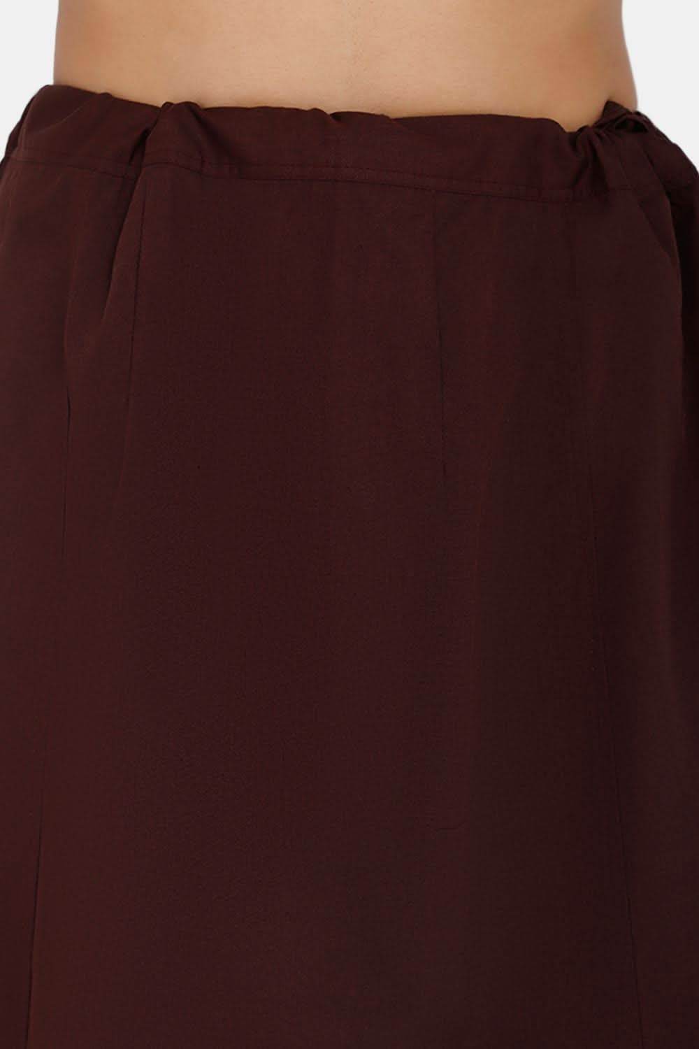 Premium 100% Cotton Saree Inskirt in Popular Colors | Naidu 7-Part Saree Hall Petticoat HC40 - Naidu Hall Family Store