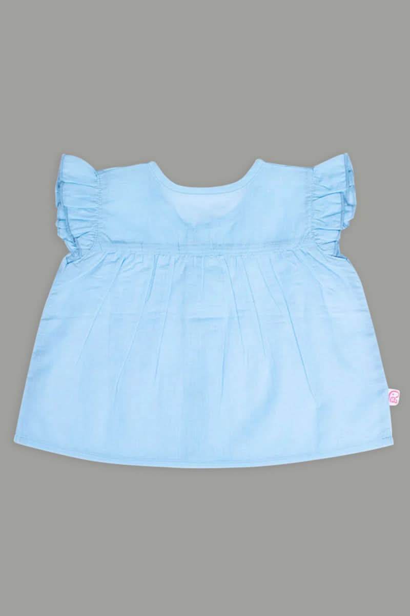 Oh Baby Solid Front Button Vest Frill Sleeve - FV01 - Naidu Hall Family Store
