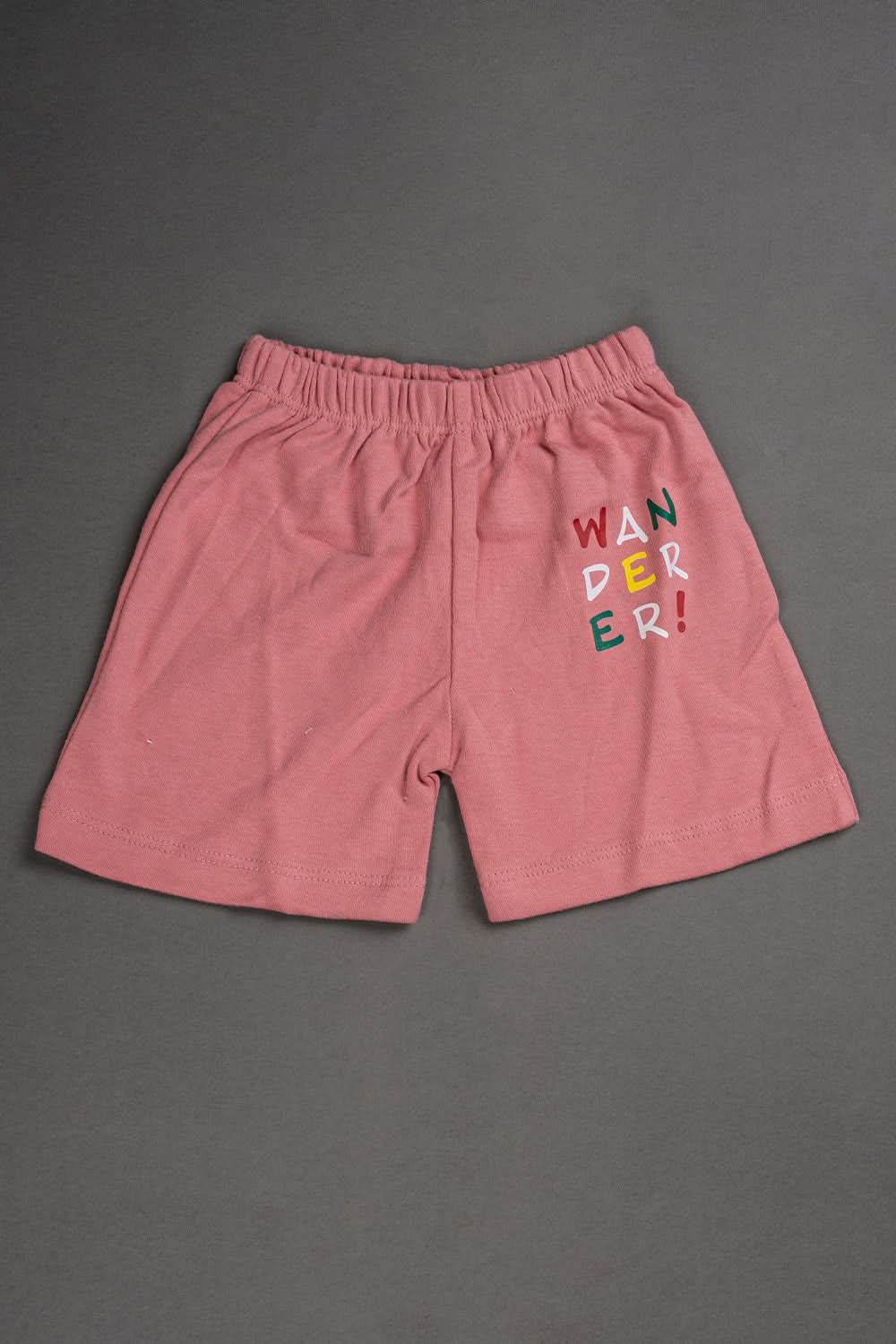 Oh Baby Cotton Interlock Knit Animal Print Shorts Pack Of - 2 - Pink & Assorted - R201 - Naidu Hall Family Store
