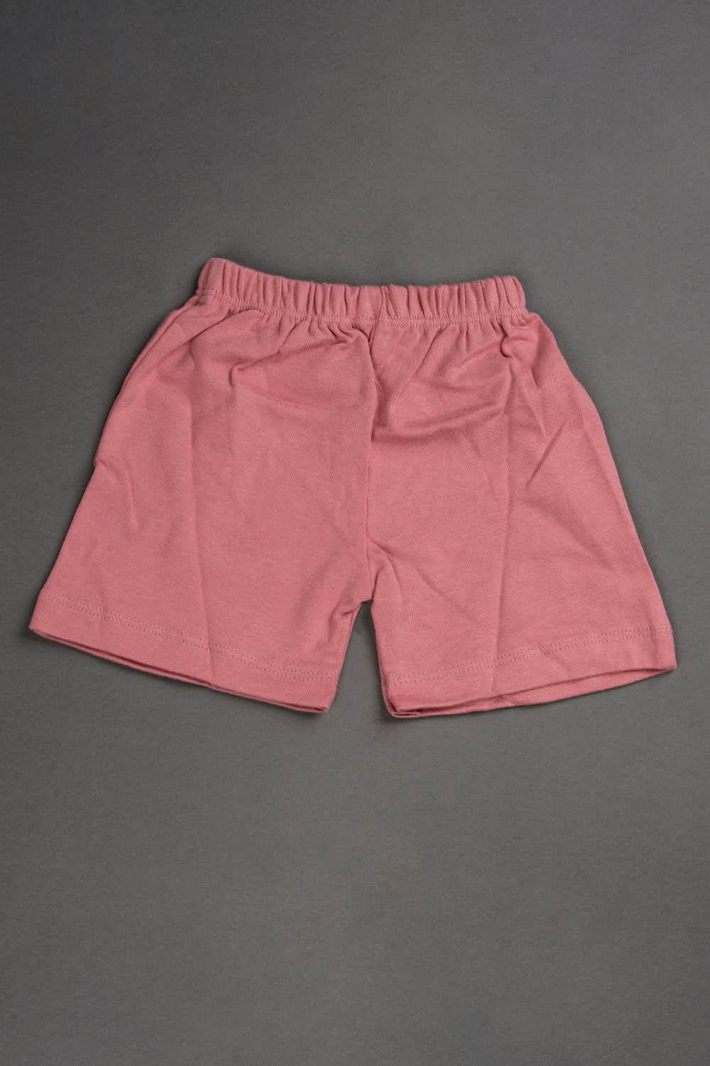 Oh Baby Cotton Interlock Knit Animal Print Shorts Pack Of - 2 - Pink & Assorted - R201 - Naidu Hall Family Store