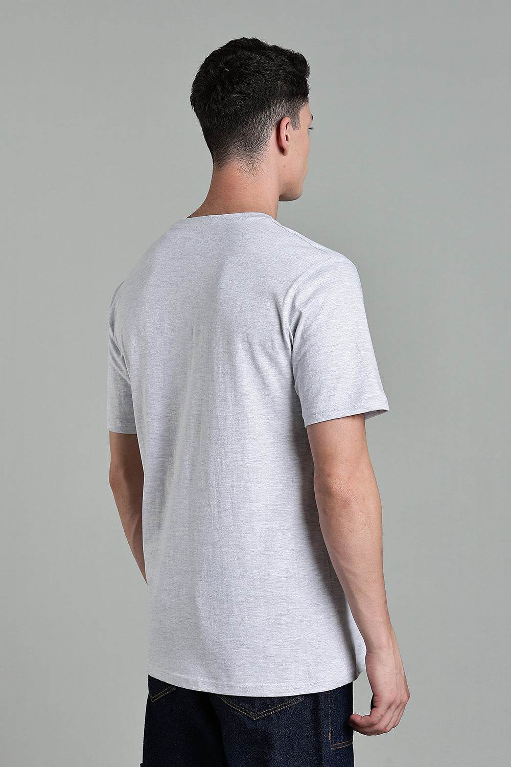 Enhance Men's Cotton Typography T-Shirt Inspired by the Fear Round Neck Half Sleeve Casual Wear - White - T114 - Naidu Hall Family Store