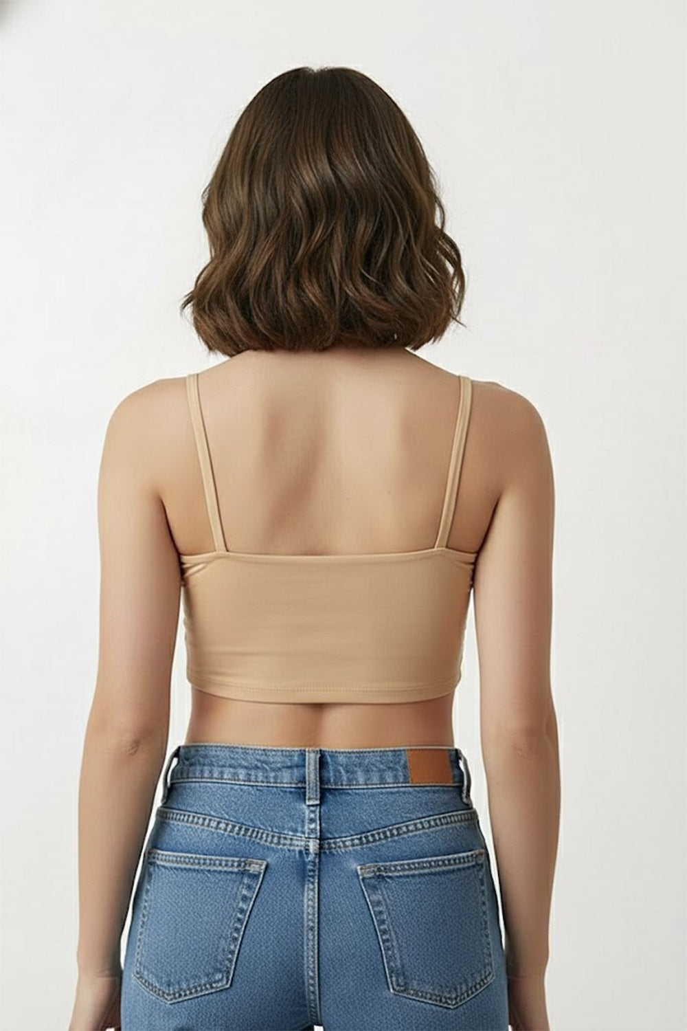 Women’s Padded Sport Bra | Medium Coverage, Spaghetti-Strap Comfort – Pull-On Style - 8881