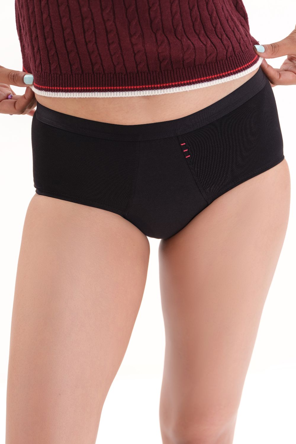 Mahina Teen Period Panty for Girls – Reusable Leak-Proof Cotton Period Underwear with 12-Hour Protection | Mid-Waist Bikini Fit