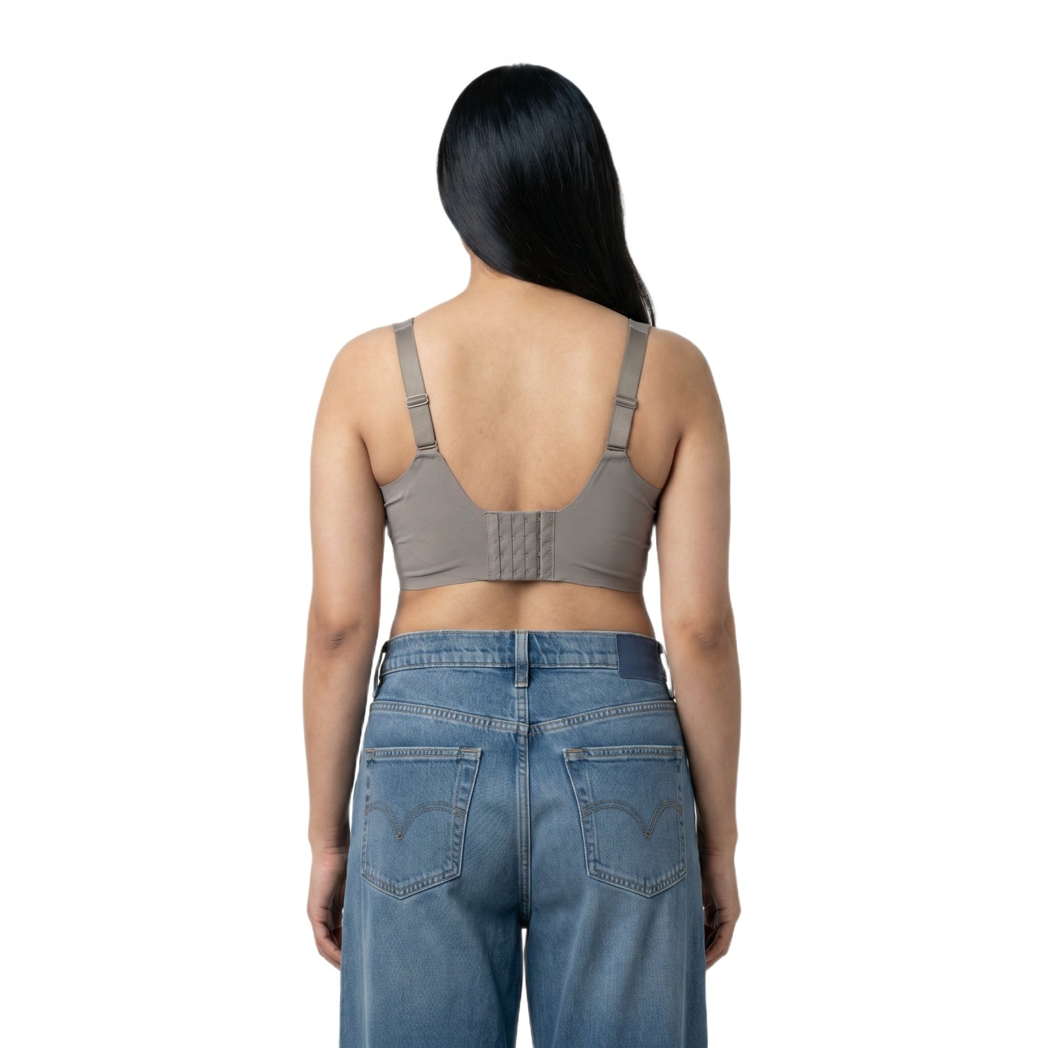 Women's Seamless Padded Modal Bra | Non-Wired Low Coverage T-Shirt Bra for Women | Soft Everyday Comfort Bra - 2534