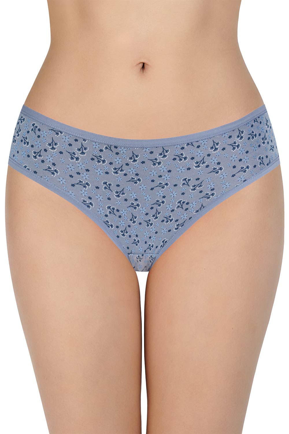 Amante Women's Cotton Bikini Panties Pack of 3 – Low Rise Breathable Soft Stretch Everyday Bikini Briefs - PPK33102