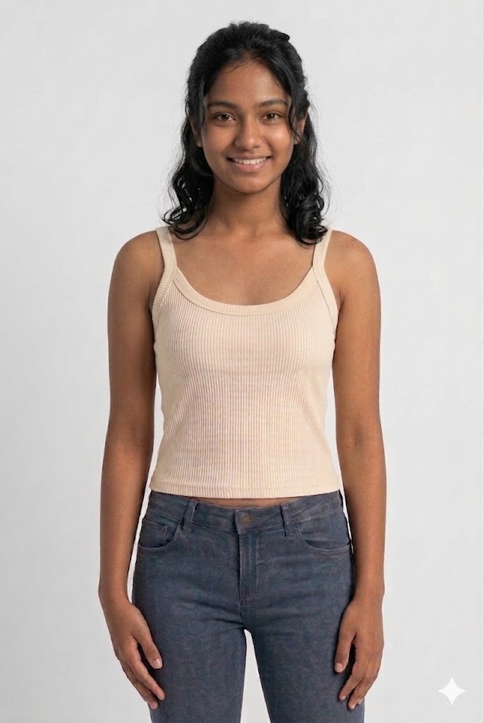 Seamless Cotton Blend Slip for Women & Teen Girls – Non Wired Non Padded Inner Slip | Sweat Absorbent Lightweight Layering Slip Dress - 82LA