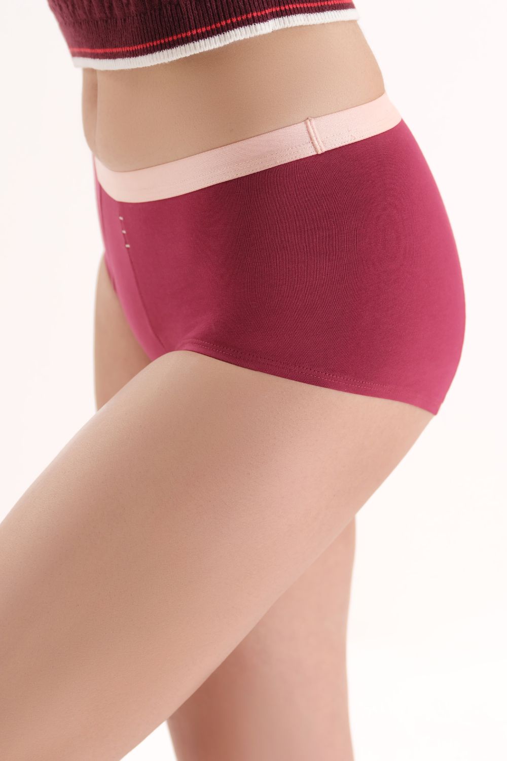 Mahina Teen Period Panty for Girls – Reusable Leak-Proof Cotton Period Underwear with 12-Hour Protection | Mid-Waist Bikini Fit