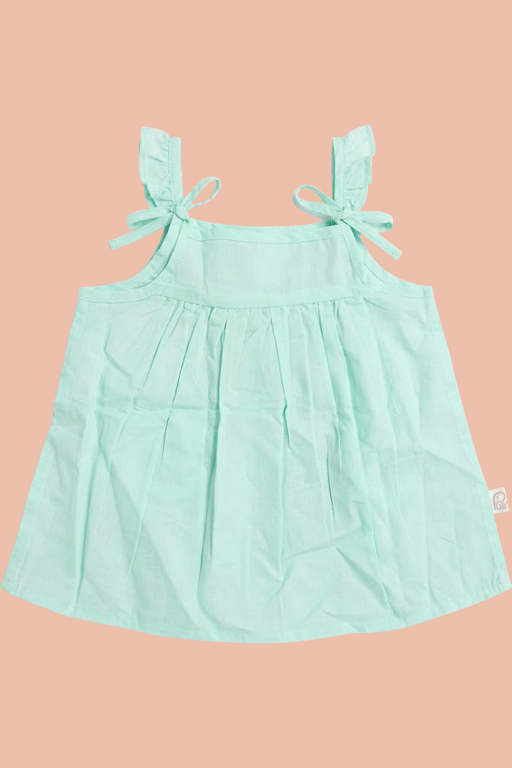 Oh Baby 100% Pure Cotton Everyday Comfort Baby Vest – Soft Breathable Infant Innerwear for Newborn Boys & Girls - Green - FR04