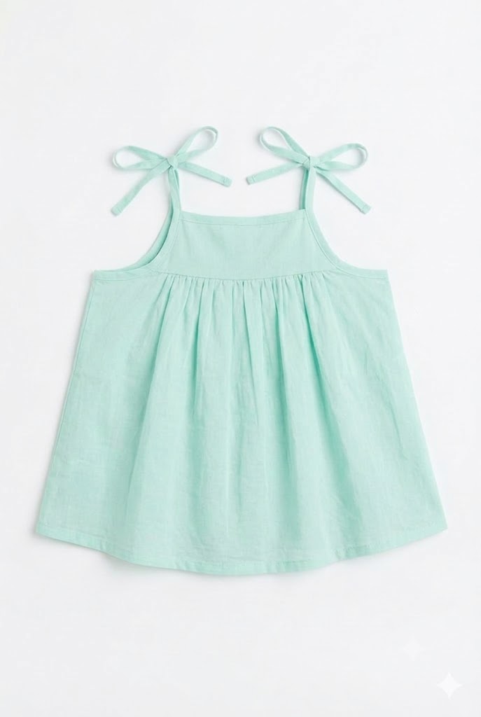 Oh Baby Everyday Comfort Cotton Vest – Soft Breathable Baby Top for Newborns & Infants - Green - FR04